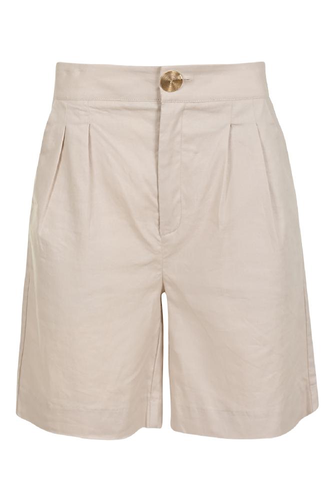 De Nocy short met streeppatroon en glinsterende lurex draad is een trendy keuze voor een speelse, maar chique look.

Materialen: 57% Polyester / 43% Viscose