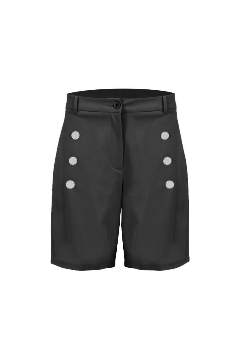 Stiekem geen fan van korte broeken in de zomer? Denk nog een keer na want van deze ga je houden! Rixy is een chique korte broek met 2 rijen knopen op het voorpand. De broek is te sluiten middels een knoop en ritssluiting en valt normaal op maat. De broek is te verkrijgen in diverse kleuren.

