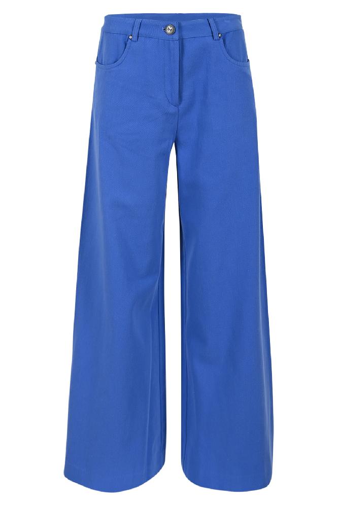 Le pantalon Pearl est un pantalon Ã  jambe large avec des poches arriÃ¨re pour un look dÃ©contractÃ© et Ã  la mode.