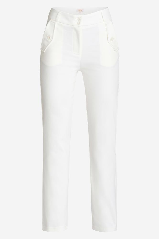 Ontdek de veelzijdigheid van de Royan broek, met klepzakken aan de voorkant voor een unieke look. Deze broek biedt niet alleen een perfecte pasvorm en comfort, maar is ook perfect te combineren met de Gaudi blazer voor een elegant pak!