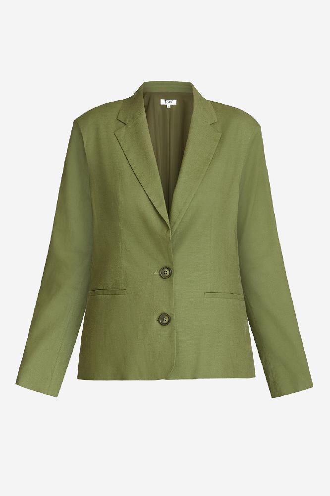 De Tora blazer is een prachtige toevoeging aan je garderobe, met zijn linnen look. Deze blazer is voorzien van een knoopsluiting en een splitje aan de achterzijde voor een perfecte pasvorm. Om je look compleet te maken, combineer je deze blazer met het Adore gilet en de Jayla broek!